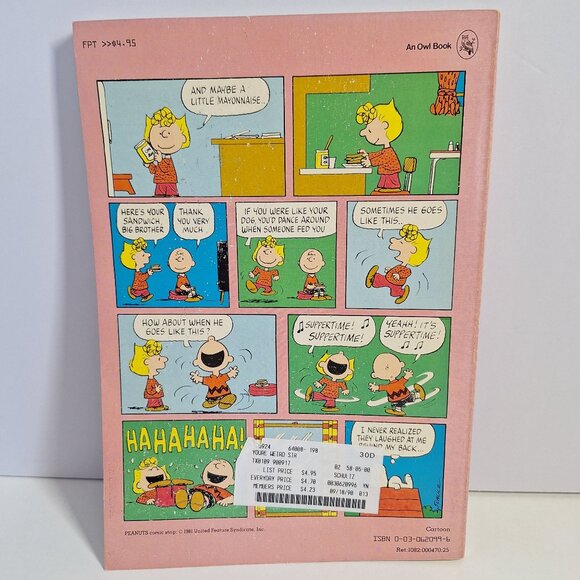 You're Weird Sir! Peanuts Parade Book Charles M. Schulz 1982 Vintage Comic - Picture 3 of 7